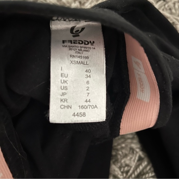 Freddy WR.UP Black Cotton Pants, XS - Picture 9 of 9